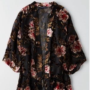 Velvet Burnout Kimono